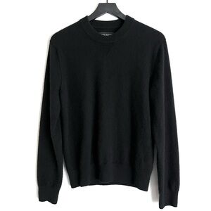 Banana Republic Alta Cashmere Crew Neck Sweater Mens Size Small Black
